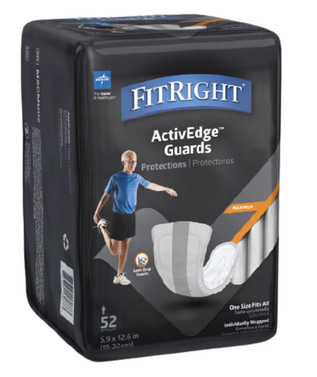 Fitright Active Male Guard 14 x 25cm 371ml C208 MSCMG02