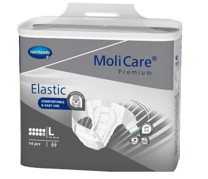 MoliCare Premium Elastic 10 D Slip L Waist 115 145 Cm 4200ml C72 165673