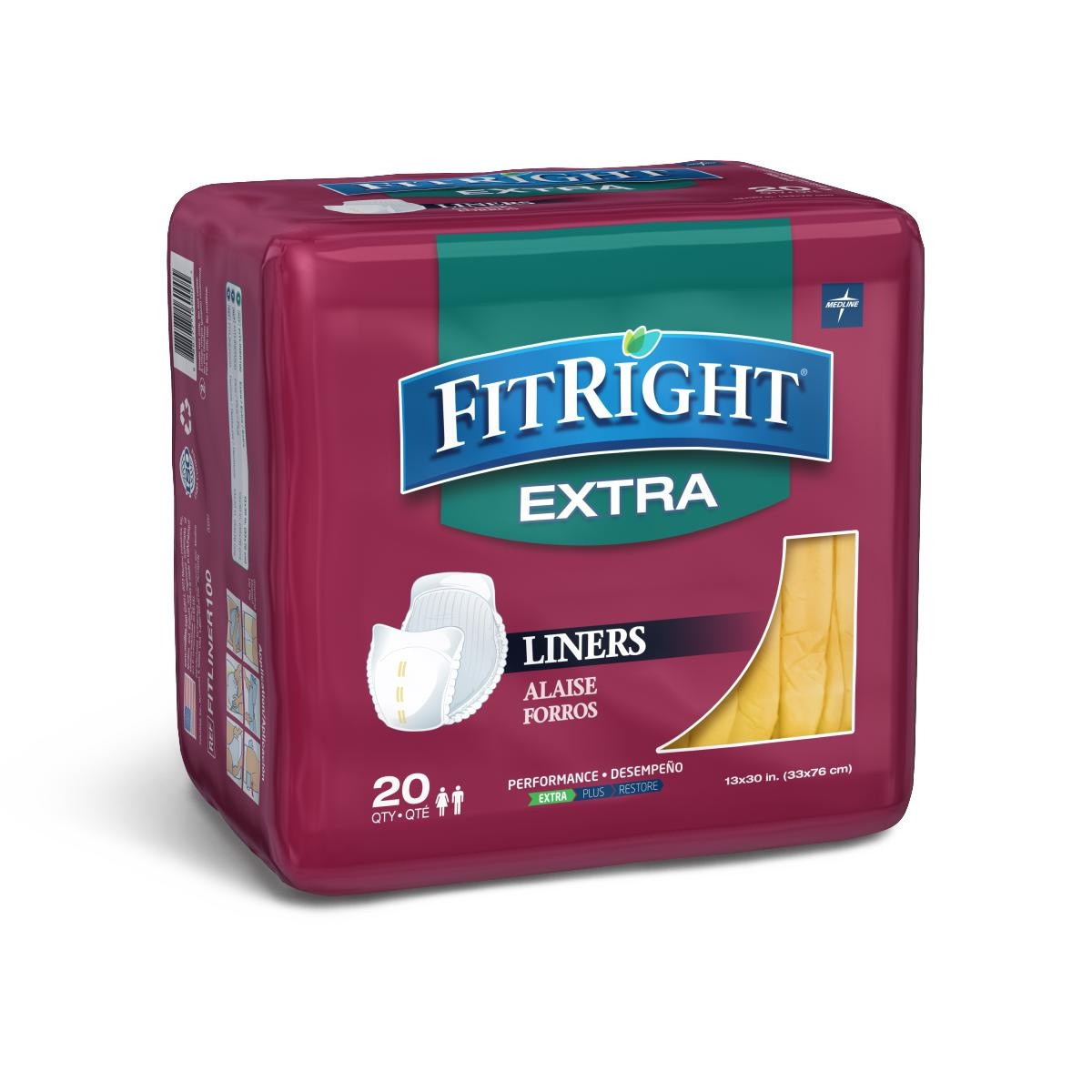 FitRight Liner Extra 33 x 76cm 1275ml C80